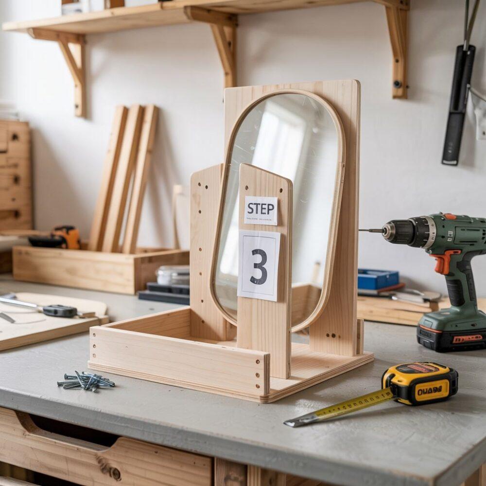 DIY lustro