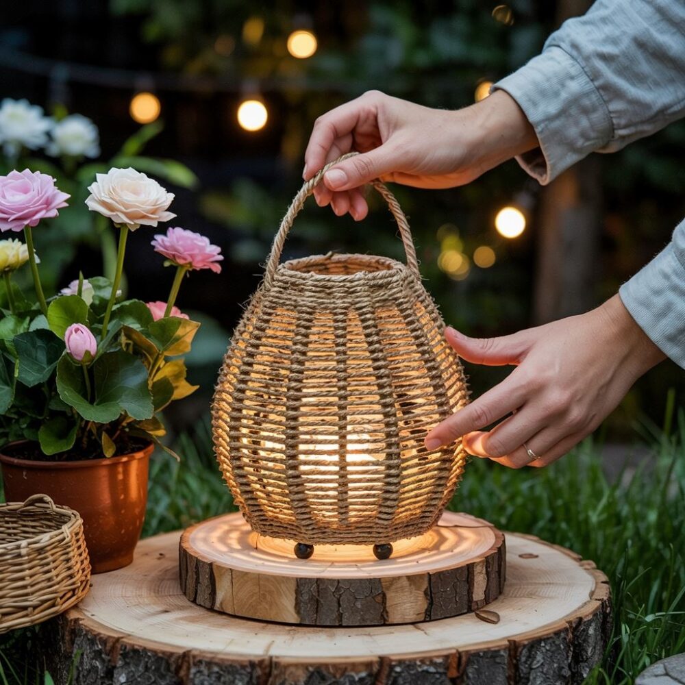 tworzenie lampy ogrodowej